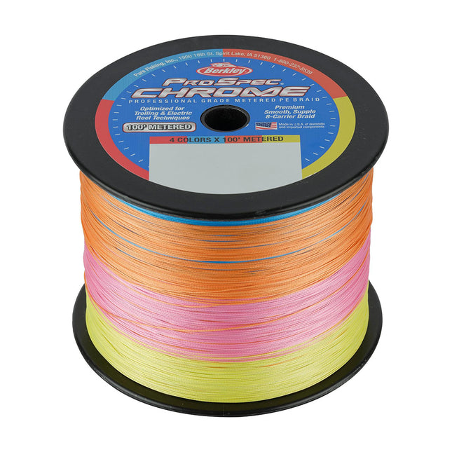 Berkley ProSpec Chrome 4 x 100 Metered Braid  30lb  3500yd 1640956