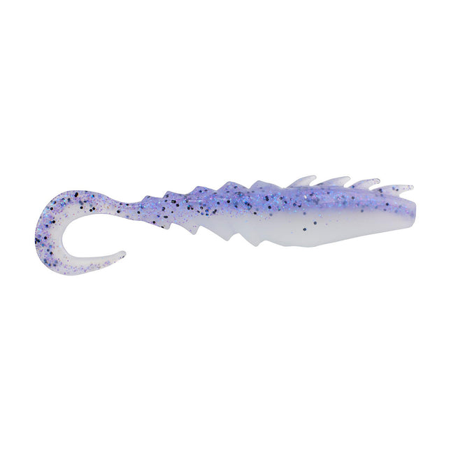 Berkley Gulp Saltwater Nemesis Prawn Curl Tail  4  Violet Haze Fleck 1637570