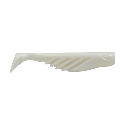 Berkley Gulp Saltwater Ripple Mullet  4  Pearl White GSRM4PW 1637693