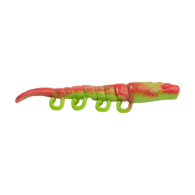 Berkley Gulp Saltwater Turbo Shrimp  4  Nuclear Chicken 1573928