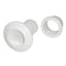 TH Marine Recessed Flapper Scupper Drains  White RFS2DP