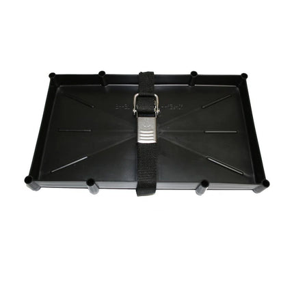 TH Marine 31 Series Battery Holder Tray wStainless Buckled Strap NBH31SSCDP