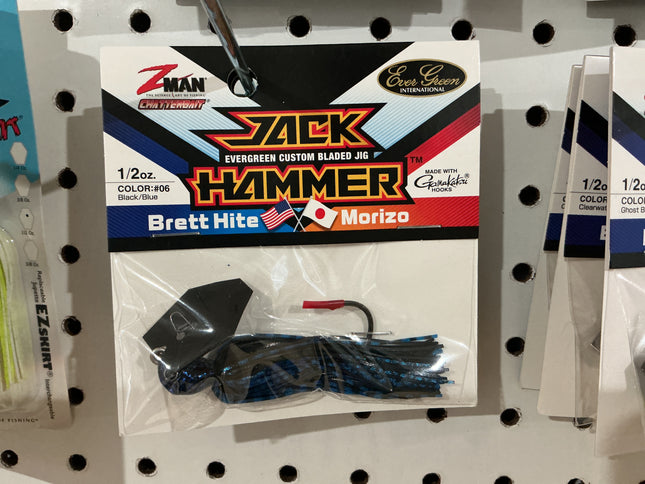Z-Man Chatterbait Jackhammer 1/2oz - Black/Blue
