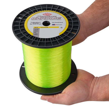 Berkley ProSpec Chrome HiVis Yellow Monofilament  40 lb  3000 yds  PSC3B40HVY 1543673