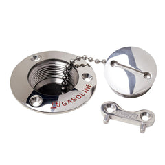 Attwood Gasoline Deck Fill  112 Stainless Steel Alloy 664065