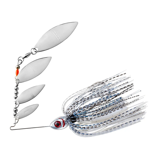 Booyah Super Shad Spinnerbait 3/8oz - Chrome Glimmer Shad