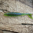 2.5” / Bugle (Green Pumpkin w/ Purple Flake)