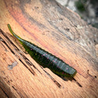 Bugle (Green Pumpkin w/ Purple Flake) / 4.25”