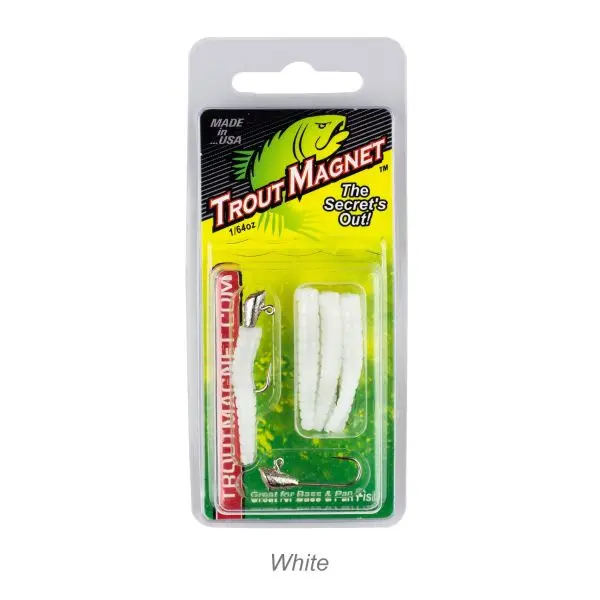 Leland's Lures Trout Magnet 9pk - White