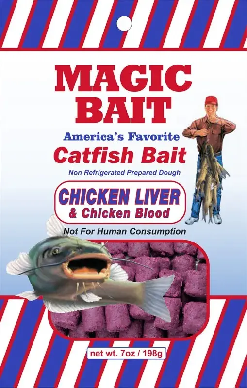 Magic Bait Catfish Cubes 7oz - Chicken Liver Blood
