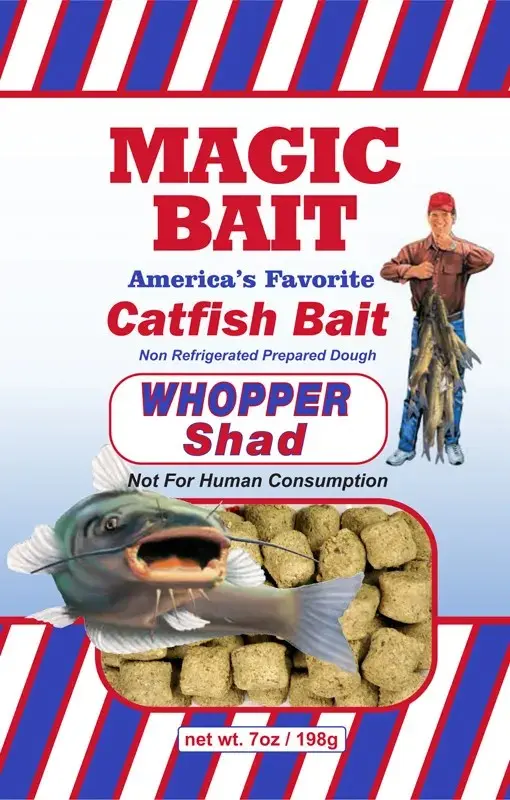 Magic Bait Catfish Cubes 7oz - Whopper Shad