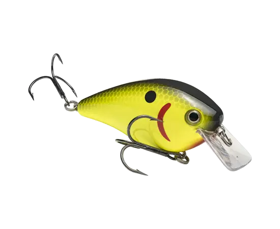Strike King KVD Squarebill 2.5 - Black Back Chartreuse