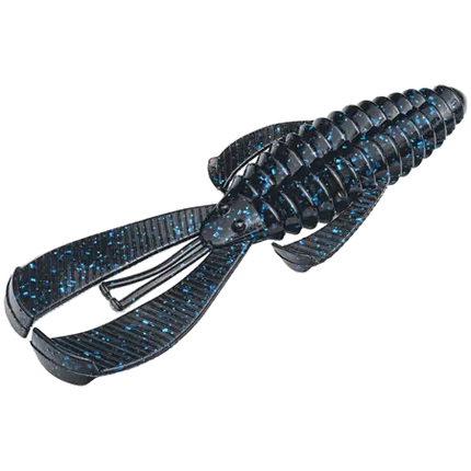 Strike King Rage Bug 7pk - Black Blue Flake