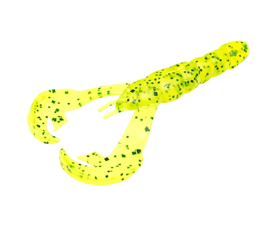 Strike King 4" Rage Craw 7pk - Chartreuse Pepper