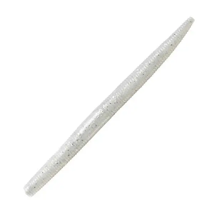 Yum 5" Dinger 8pk - Pearl Silver Flake
