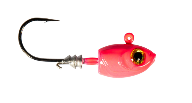 Z-Man Micro Shad Headz 1/16 Oz Pink Glow 4 Pack