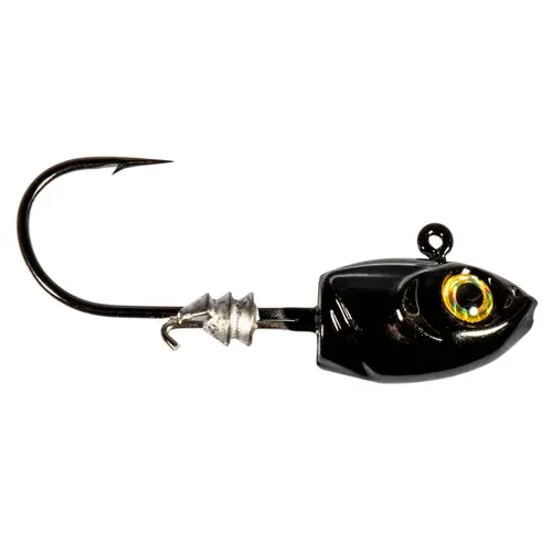 Z-Man Micro Shad Headz 1/16 Oz Black 4 Pack
