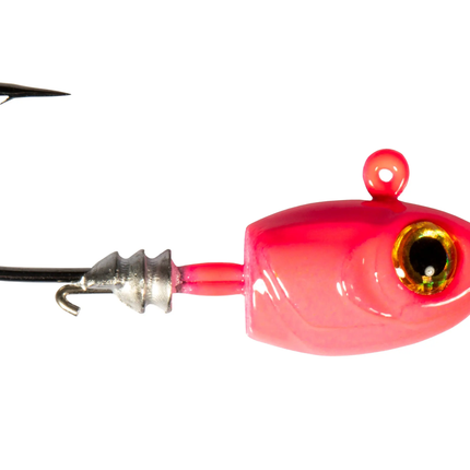 Z-Man Micro Shad Headz 1/32 Oz Pink Glow 4 Pack