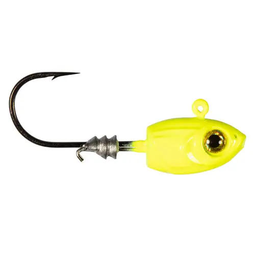Z-Man Micro Shad Headz 1/32 Oz Chartreuse 4 Pack