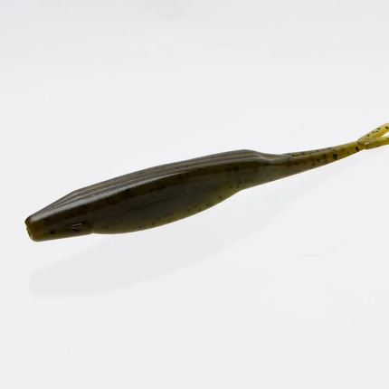 Zoom 5" Super Fluke 10pk - Green Pumpkin
