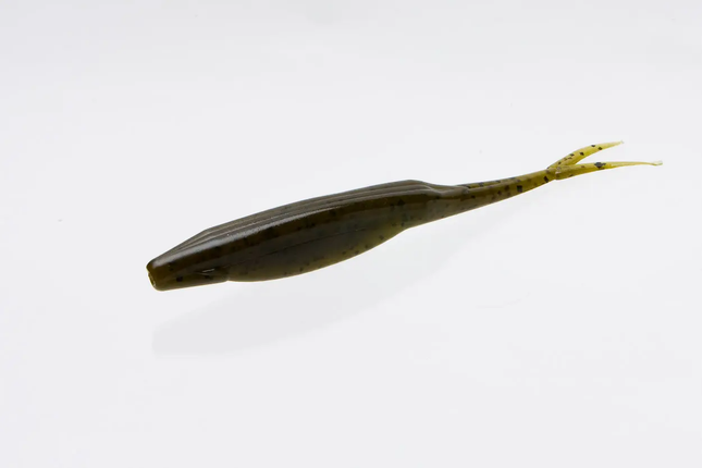 Zoom 5" Super Fluke 10pk - Green Pumpkin